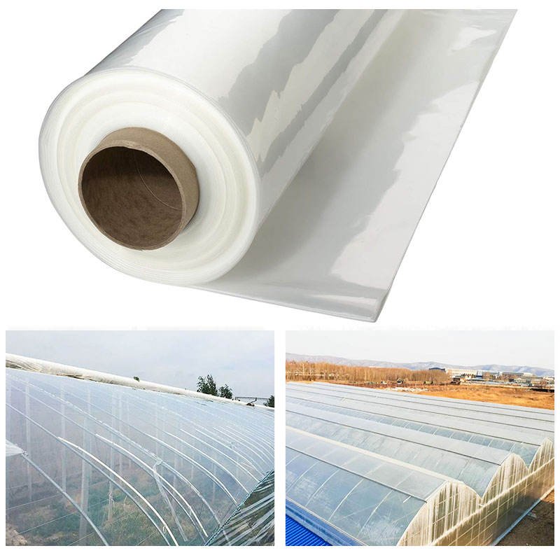 Agricultural Plastic Greenhouse Film Resistant UV 200 Micron Covering Film